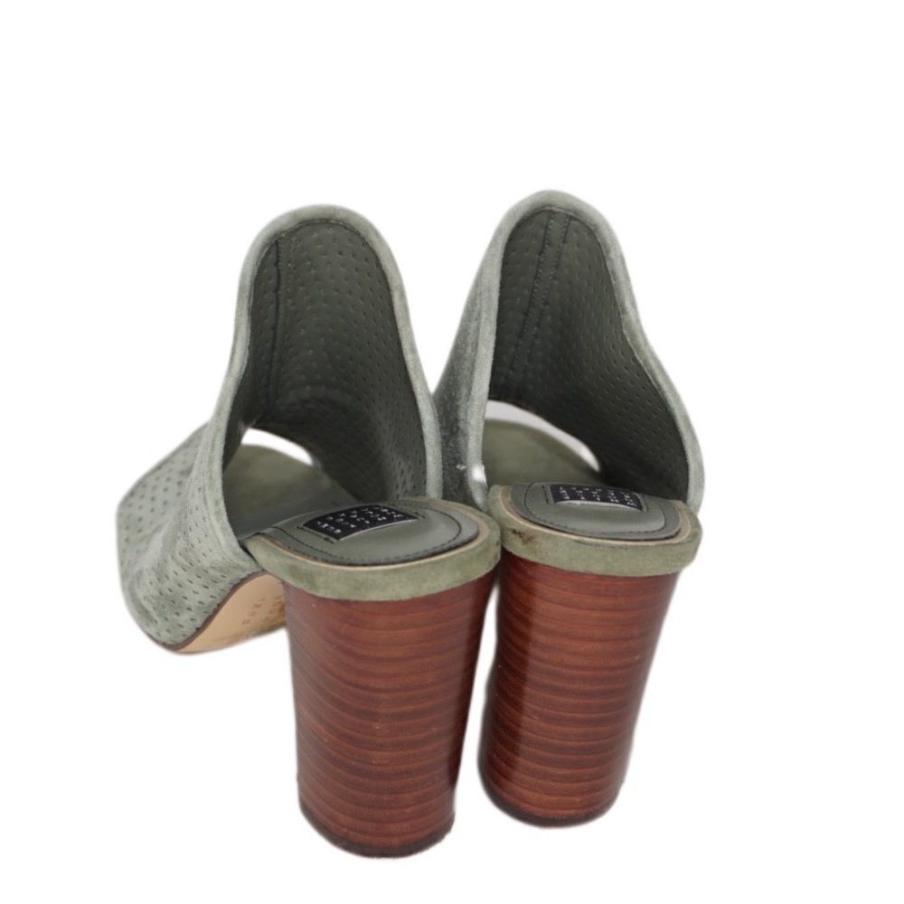 White House Black Market McKenna Suede Clog Heels, Size 6.5 - Picture 10 of 11